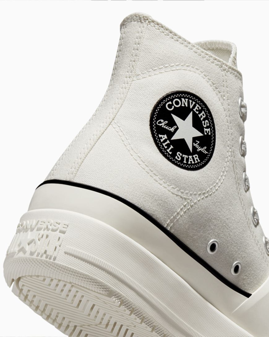 Men's Converse Chuck Taylor All Star Construct High Top Shoes White / Black | AU 1CE56O
